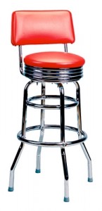 Swivel Bar Stool - Retro style