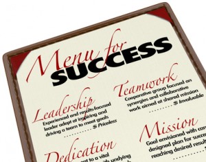 Menu for Success